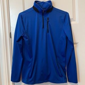 Blue Under armour quarter zip long sleeve